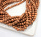 Palmwood Beads, 8mm, Round